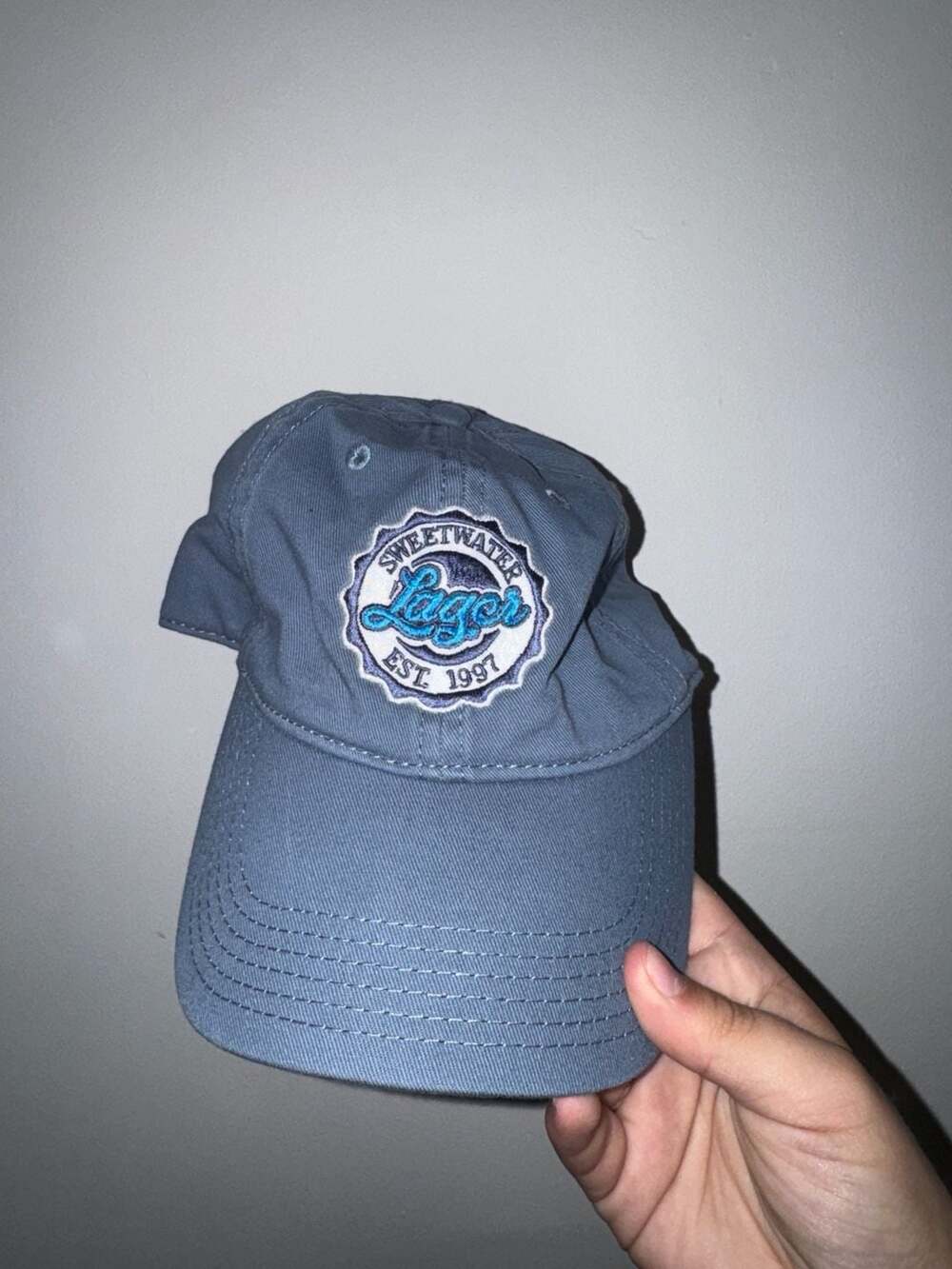 SweetWater Brewing Company Lager Est. 1997 Embroidered Baseball Cap Hat